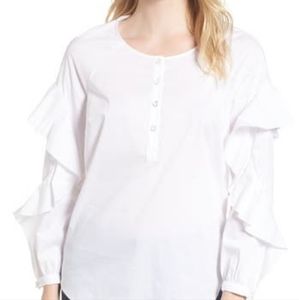 Ruffle Sleeve Shirt